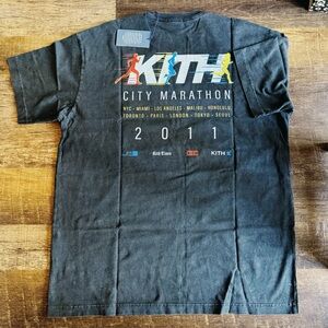 KITH City Marathon Vintage Tee • Store Exclusive • Black • 2025